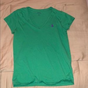 polo v neck t-shirt